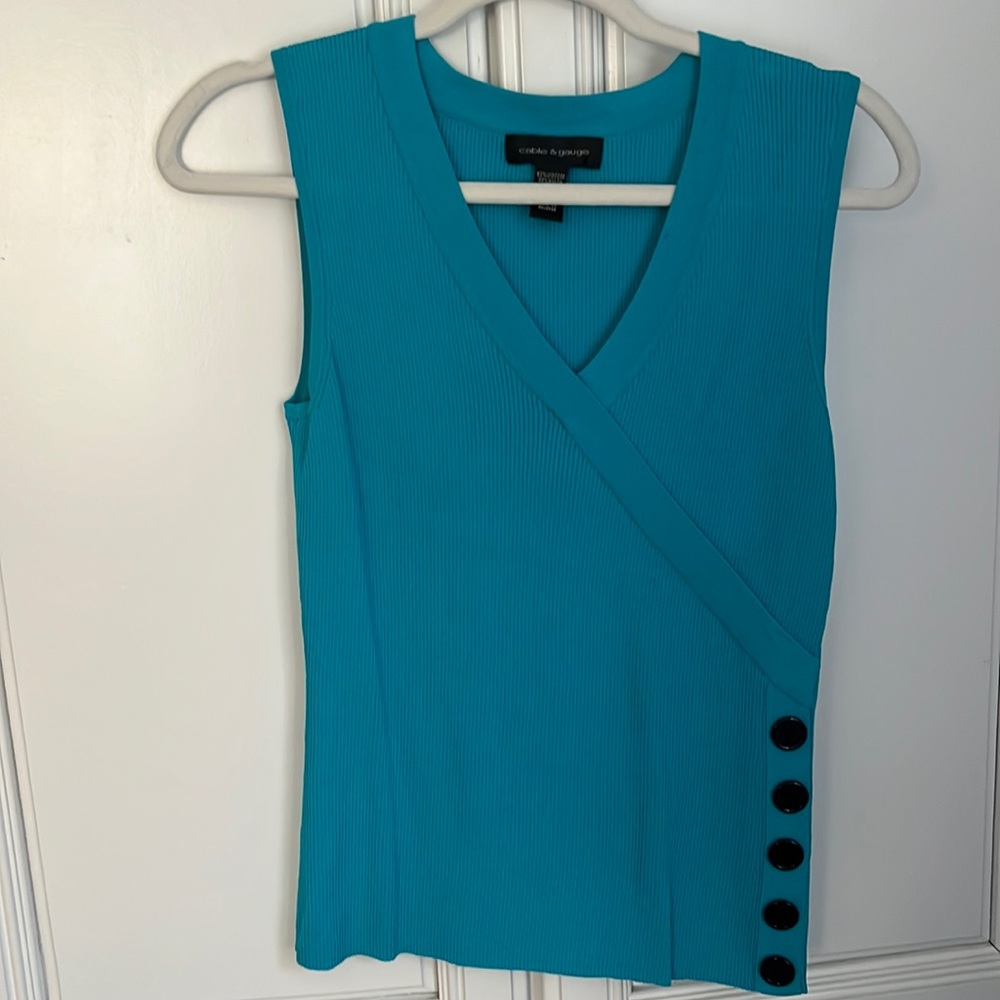 Cable and Gauge Tank sweater